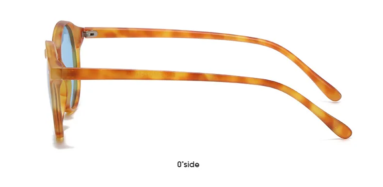 Retro runde polarisierte Sonnenbrille Männer Frauen klassische Leoparden rahmen Sonnenbrille Mode schwarz fahren männliche weibliche Brille uv400 – Detail 18