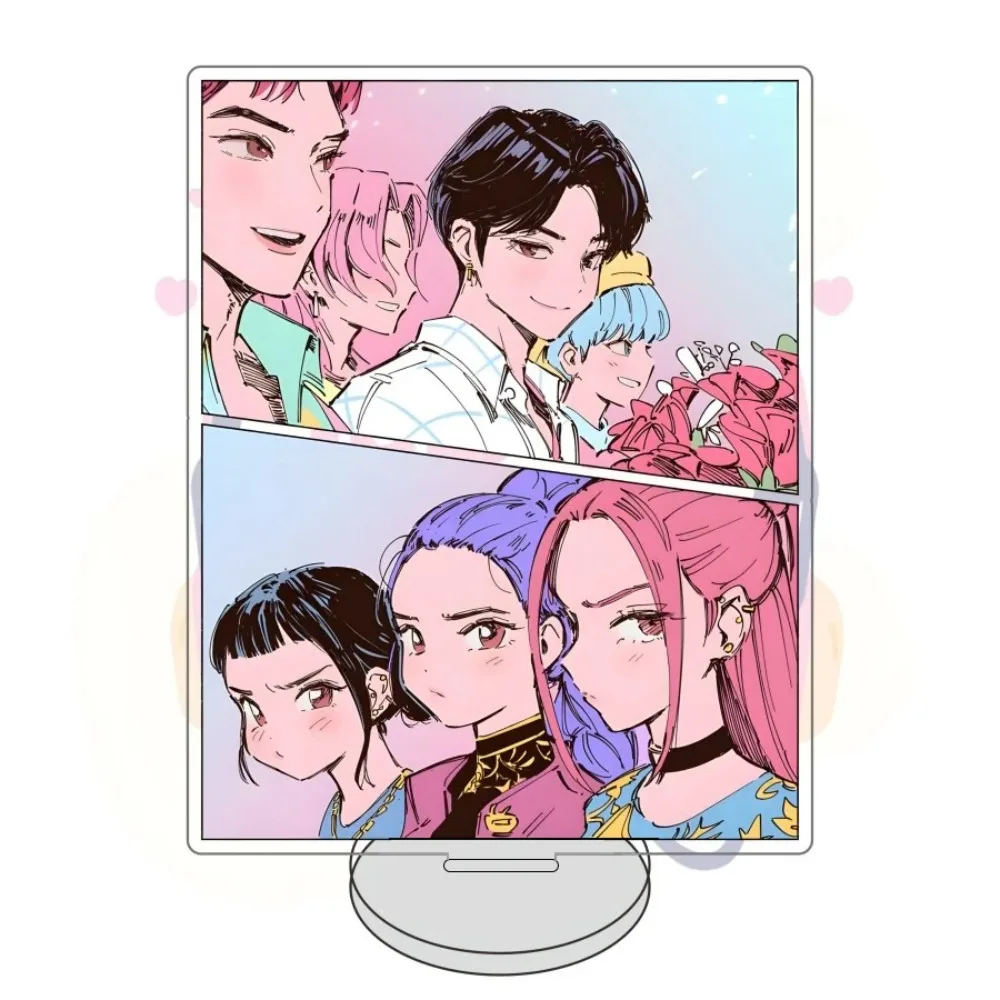 Diy DemonHunter Anime Serie Helder Acryl Bord Figuur Stand Model Randapparatuur Originaliteit Desktop Ornament Vakantie Geschenken