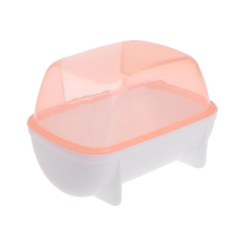  Hamster Sauna Sand Bath Room Bathing Bathroom Toilet Plastic Color Random Small Animal Rabbit Chinchilla Toilet Cleaning
