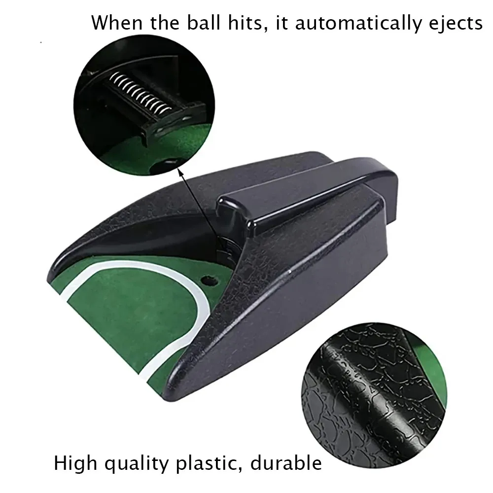 1pc Golf Automatic Return Putting Cup Outdoor Sports Office Garden Training Tool Golf Ball Return Device Aids Supplies