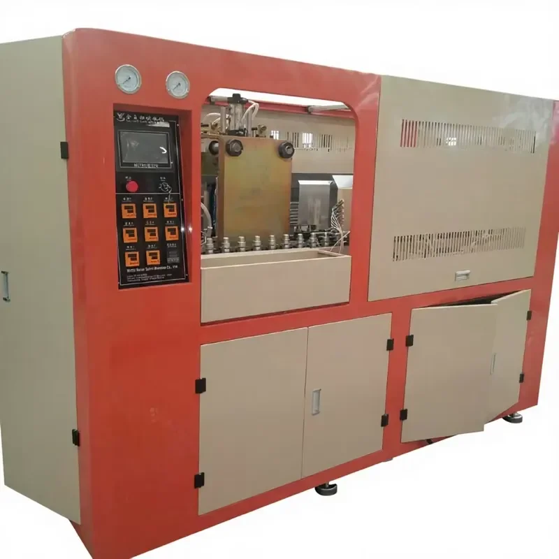 Three-cavity automatic blow molding machine Model 876 cost-effective, easy to operate, clamping force 25KN 5-year warranty