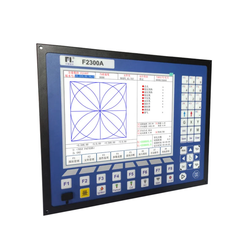 2Axis CNC Controller System F2300A for CNC Flame and CNC Plasma Cutting Machine