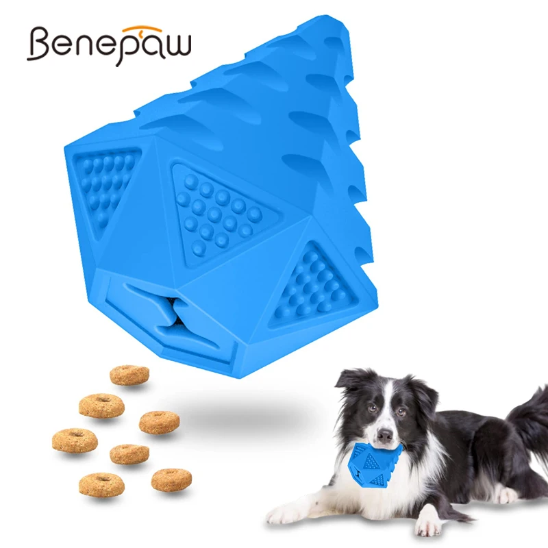

Benepaw Benepaw Dog Toys For Aggressive Chewers Interactive Non-Toxic Rubber Pet Toy Puzzle Treat Puppy Training Cleaning Teeth