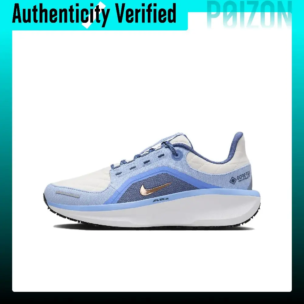 Nike Winflo 11 Breathable Abrasion Resistant Waterproof Low top Running Shoes Women's Blue FQ1359-002