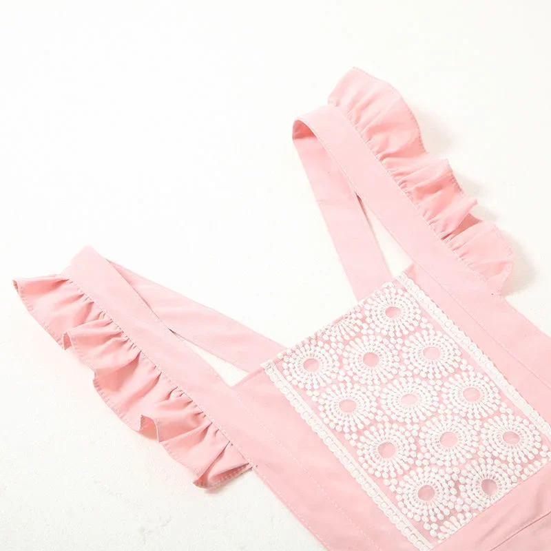 Celemek Lengan Anti-kotor dan Celemek Minyak Celemek Memasak Kelas Atas Celemek Dapur Putri Lucu Tipis Wanita Pakaian Kerja Rumah