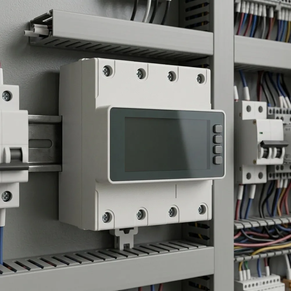 Adjustable 4P Three-Phase Protection Device with Real-Time Monitoring for Industrial Power Supply Stability and Reliability