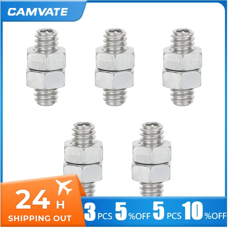 CAMVATE Camera Rig Hex Socket Grub Screw Set 1/4