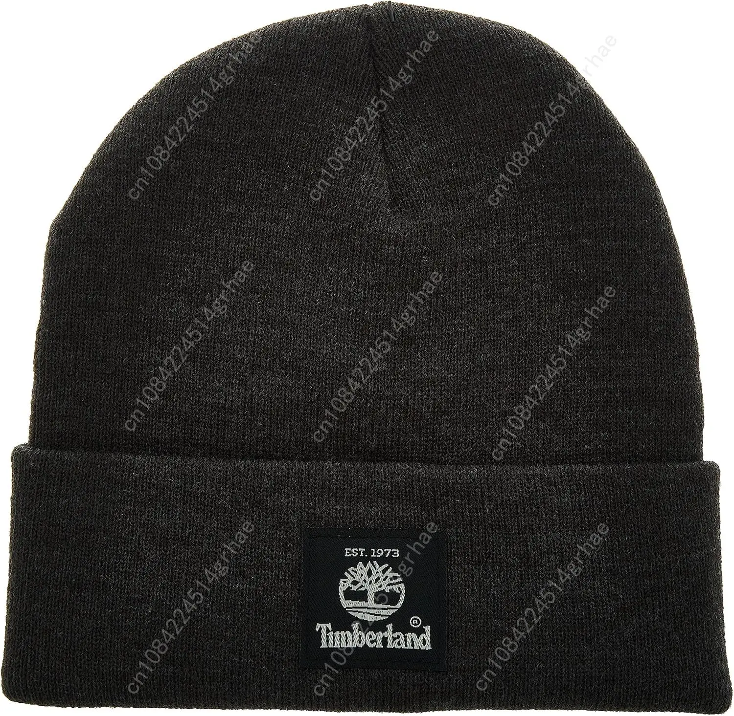Timberland Men's Cuffed Beanie with Embroidered Logo