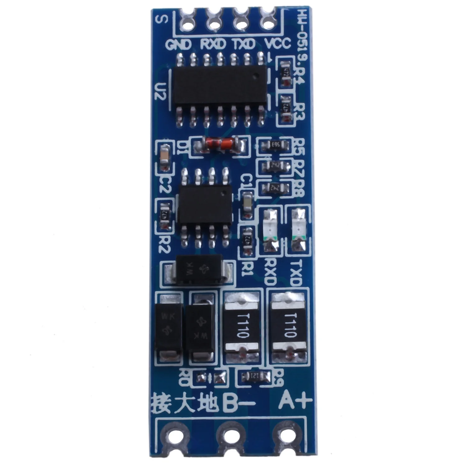 Адаптер TTL к RS485 Последовательный порт 485 Модуль преобразователя уровня UART 3,3 В 5 В