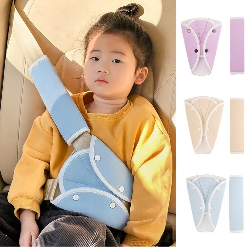 Adjustable Seat Belt Adjuster Anti-Pinch Anti-Strangle Seat Belt Shoulder Protector Secure Positioning Easy Installation