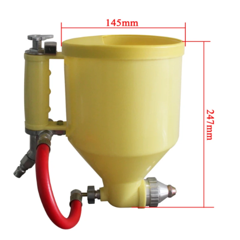 1PC Wall Plastic Pneumatic Spray Gun external wall spray gun for exterior wall paint sprayer automatic air hopper sprayer