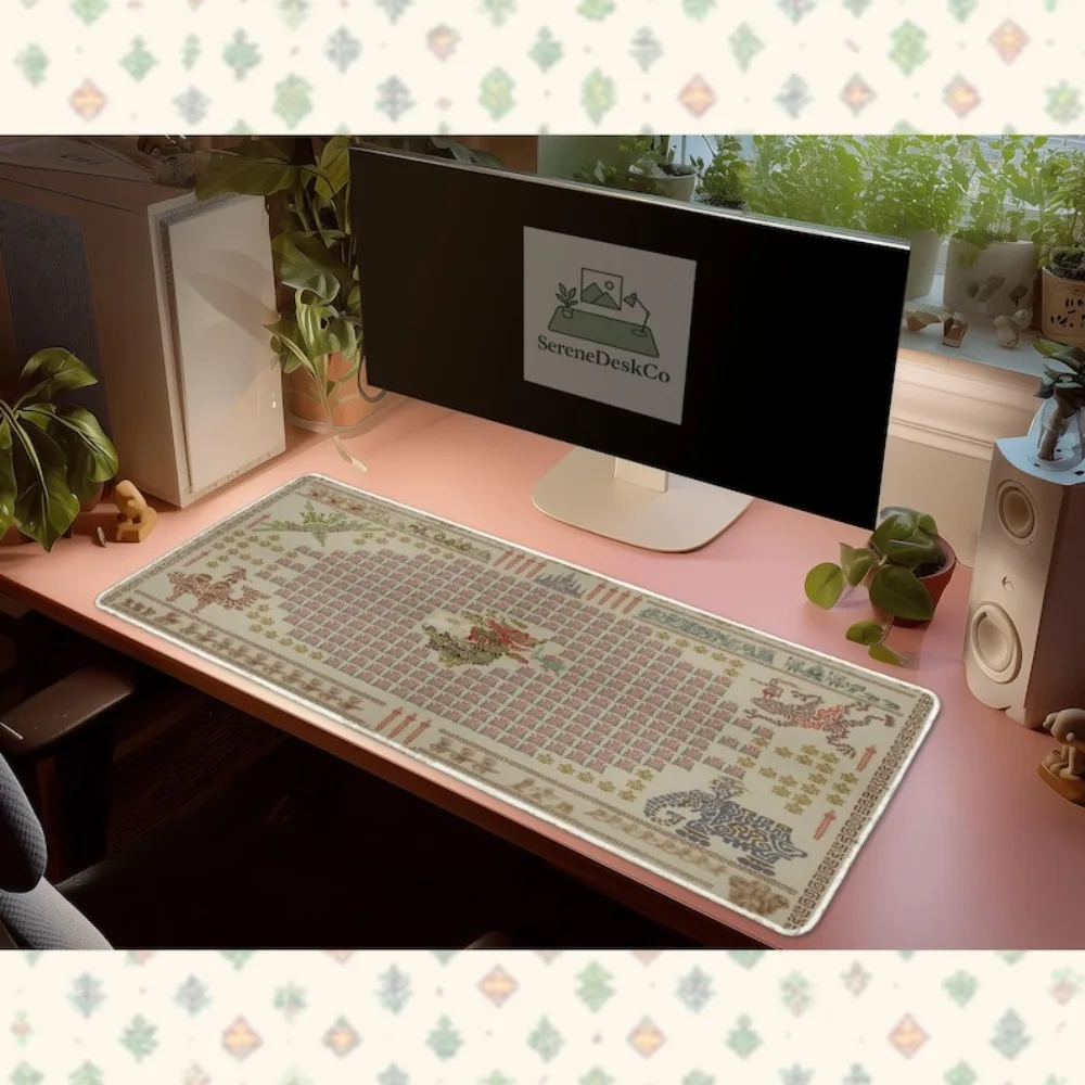 Breath of the Wild Tapestry Mouse Pad XL Gaming Desk Mat BOTW Map Inspired Desk Setup Gift podkładka gamingowa tapis bureau