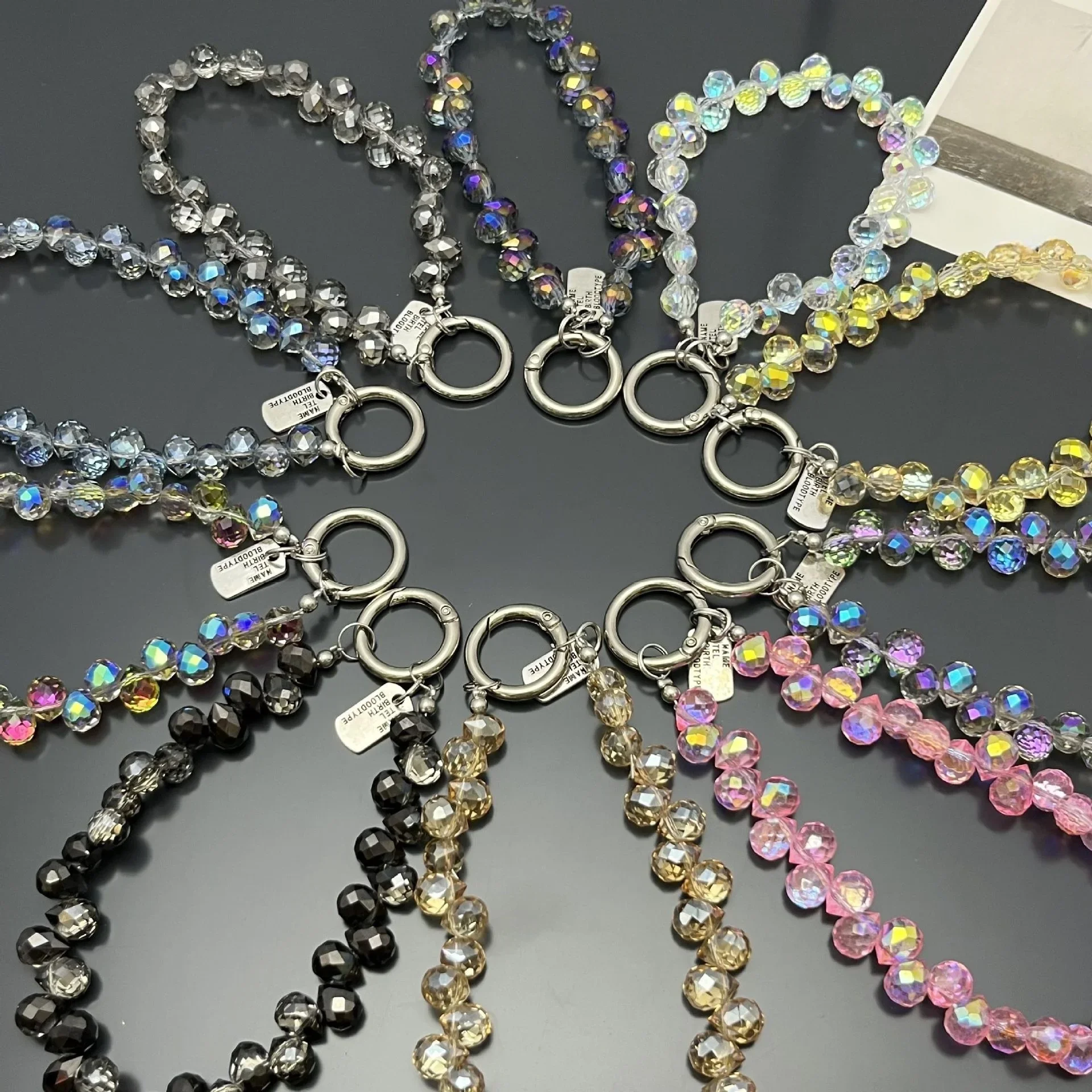 

Ручной бисер, хрустальные бусины, легкая роскошная цепочка для мобильного телефона, ремешок, темпераментный брелок, сумка, аксессуар с прозрачным зажимом