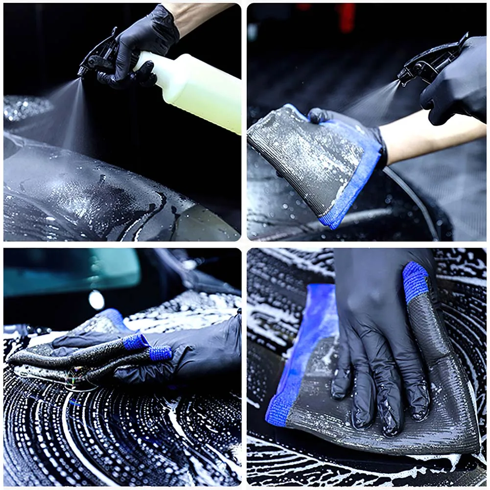 Car Clay Towel Fine Grade Cleaning Tool Blue Magic Auto Detailing Clay Car Wash Mitt Clay Deeply Remove Stains Accessories view 3
