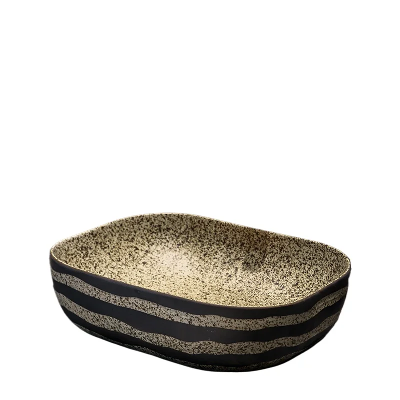 

Бытовой стол для ванной комнаты, керамический умывальник, простая европейская раковина, искусство