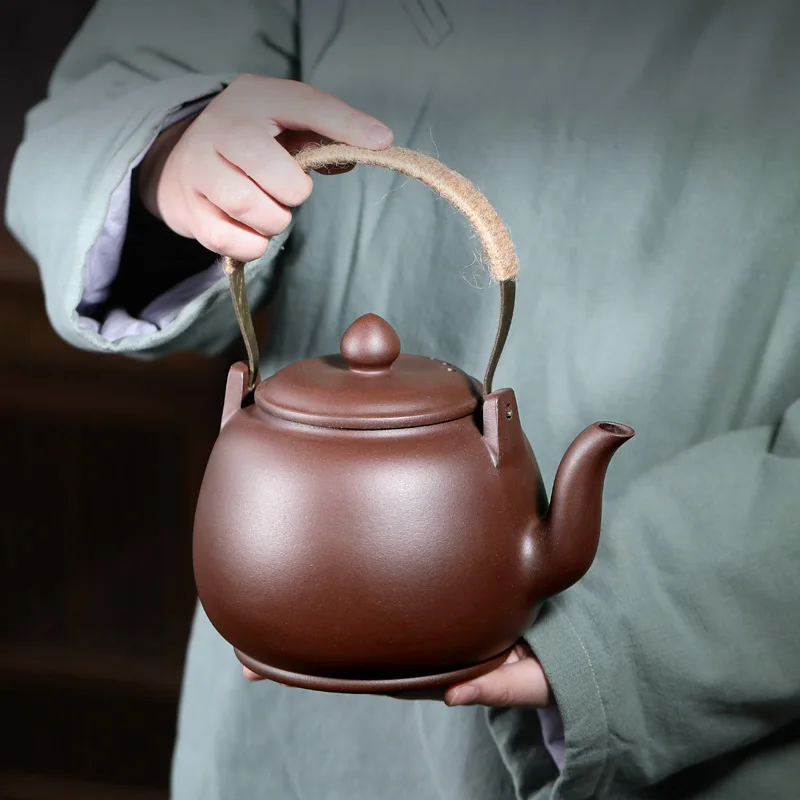 【 Changtao 】 Yixing Purple Clay Pot, Handmade Water Tea Stove, Chen Fucheng, High End 1.2L