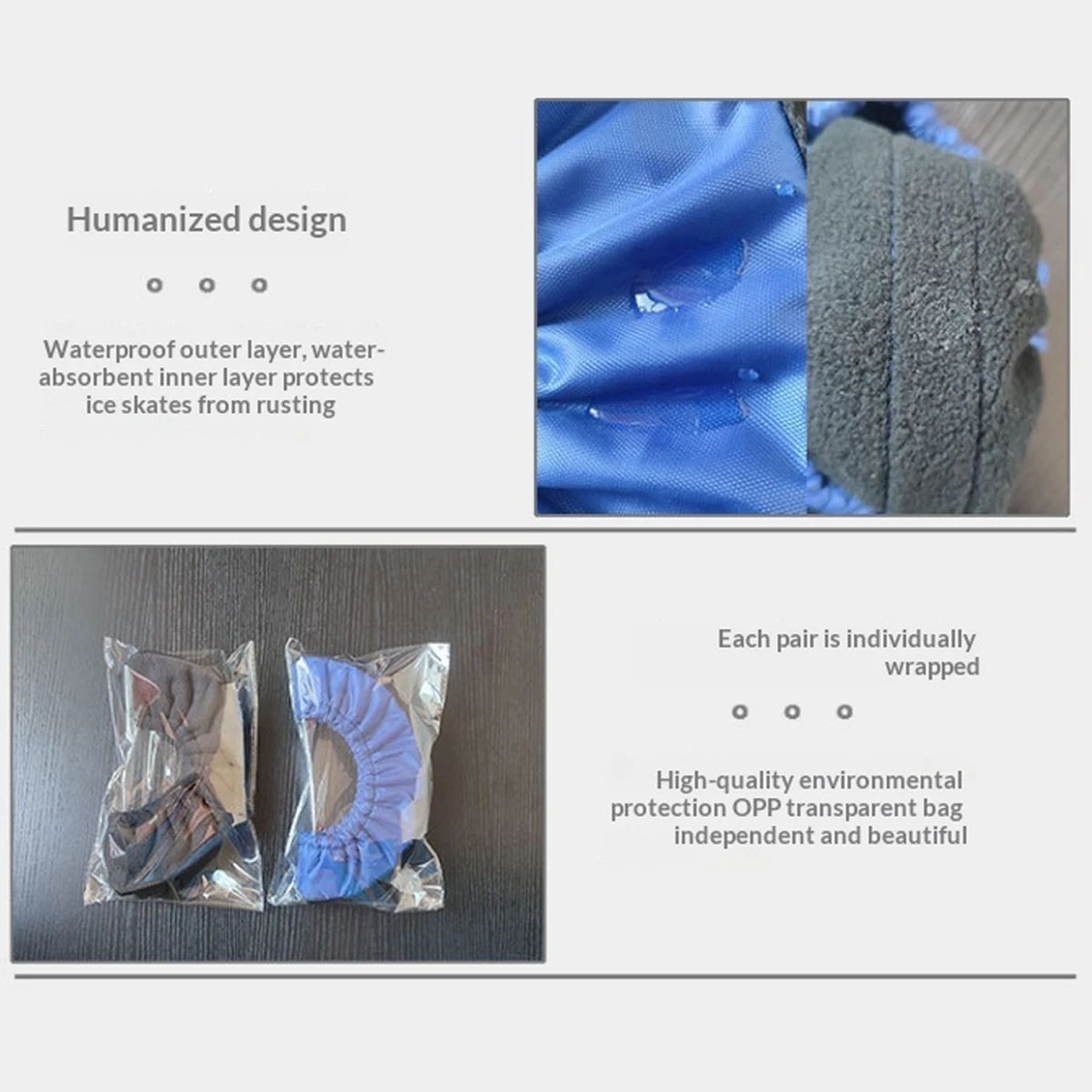 غطاء حماية لشفرة السرعة مقاوم للماء مع ثلج للخدش مع مرونة متوفرة مثالية للهوكي/الشكل/الزلاجات الجليدية