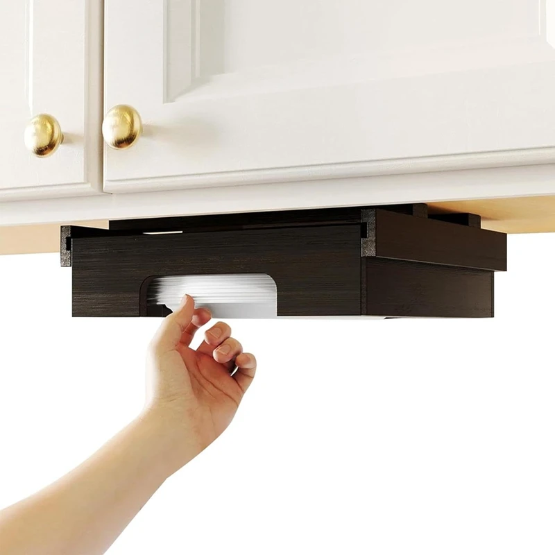 Distributeur d'assiettes en papier chaud pour comptoir de cuisine, 9 pouces, sous armoire, porte-assiettes en bambou, plongeurs d'assiettes verticaux