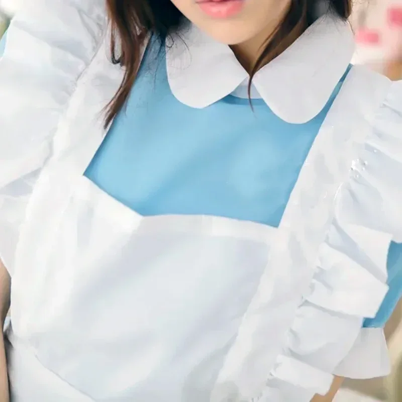 Lolita Kleid Dienst mädchen Schürze Cosplay Kostüme Frauen niedlichen Kleid Fantasie Karneval Halloween Kostüm Maskerade Jungen Kleidung