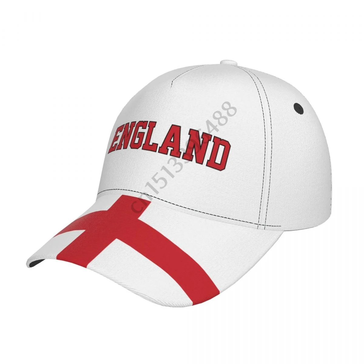 

England Country Flag Soccer Hats Sun Baseball Cap Breathable Adjustable Men Women Outdoor Fishing Hat