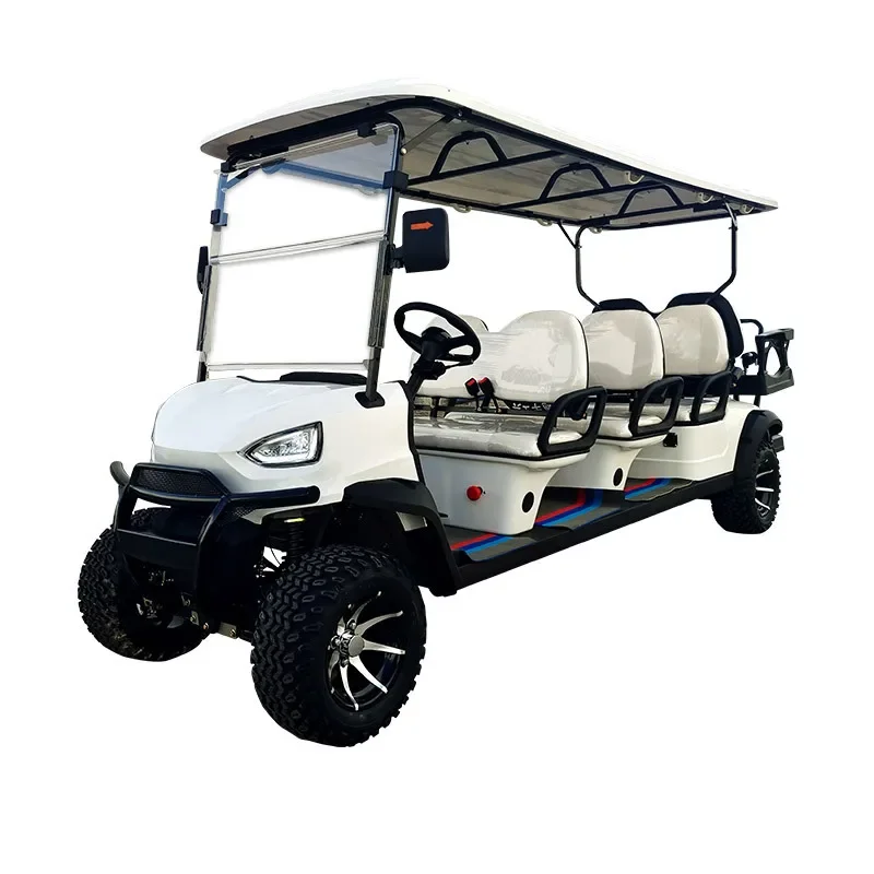 Golf cart, hotel campus shuttle bus, scenic sightseeing car