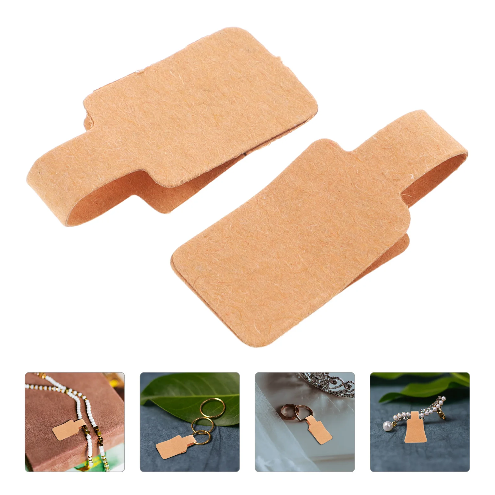 

Jewelry Display for Selling Kraft Bracelet Price Sticker Key Ring Hanging Tags
