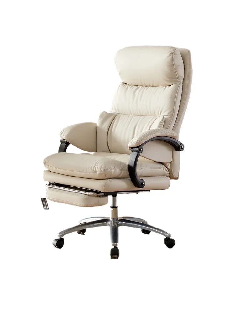 Leather computer chair, sofa chair, office, study, desk, massage, e-sports, ergonomics