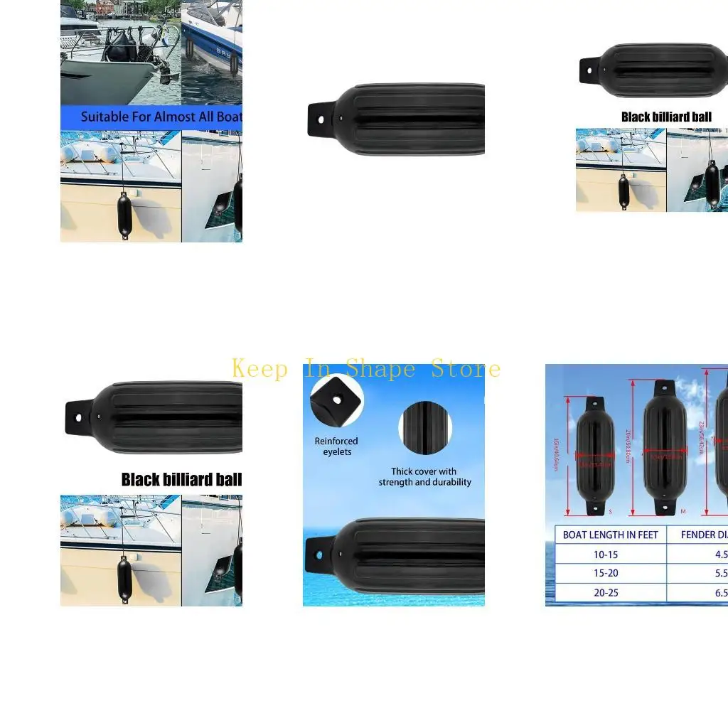 

U1JC Twin Eyes Ребристые лодки Бамперные лодки Защитный бампер Аксессуары для парусных лодок
