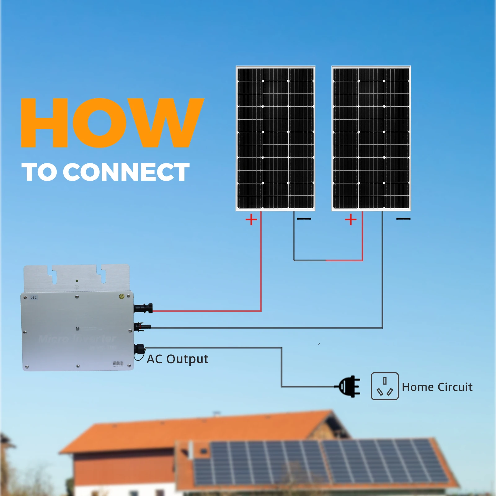 XINPUGUANG Balcony Solar Panel Complete Kit 400W 200W Power Photovoltaic Solar Panels + 600W / 300W Inverter 230V System Module