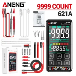 ANENG 621A Multimeter Rechargeable Multifunctional 9999 Counts Digital Smart AC/DC Votage Current Electricians Test Tools