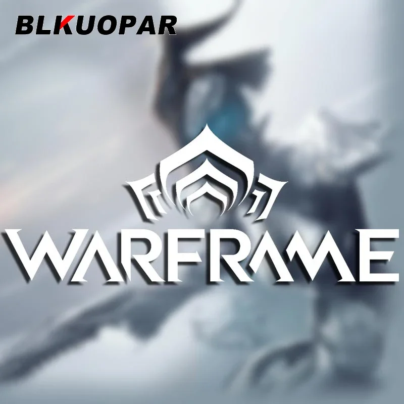 BLKUOPAR Warframe Game Car Stickers Creative Graphics Decal Waterproof Die Cut Windshield Caravan Car Door Protector