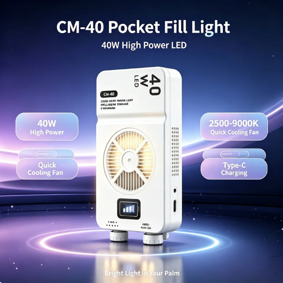 Photography Lighting Video - 40W LED Video Light Portable Photography
