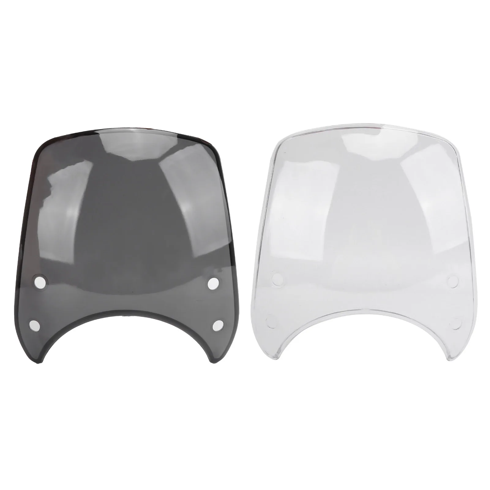 

Лобовое стекло мотоцикла, модернизированное винтажное для фар двигателя 5‐7 дюймов, лобовое стекло мотоцикла, материал ПК