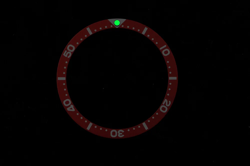 Rote Lünette 31,5-38mm passend für Seiko Mod SKX007 009 Turtle 6105 6309 Taucheruhr für NH35A/36A Uhrwerk Zubehör – Detail 2