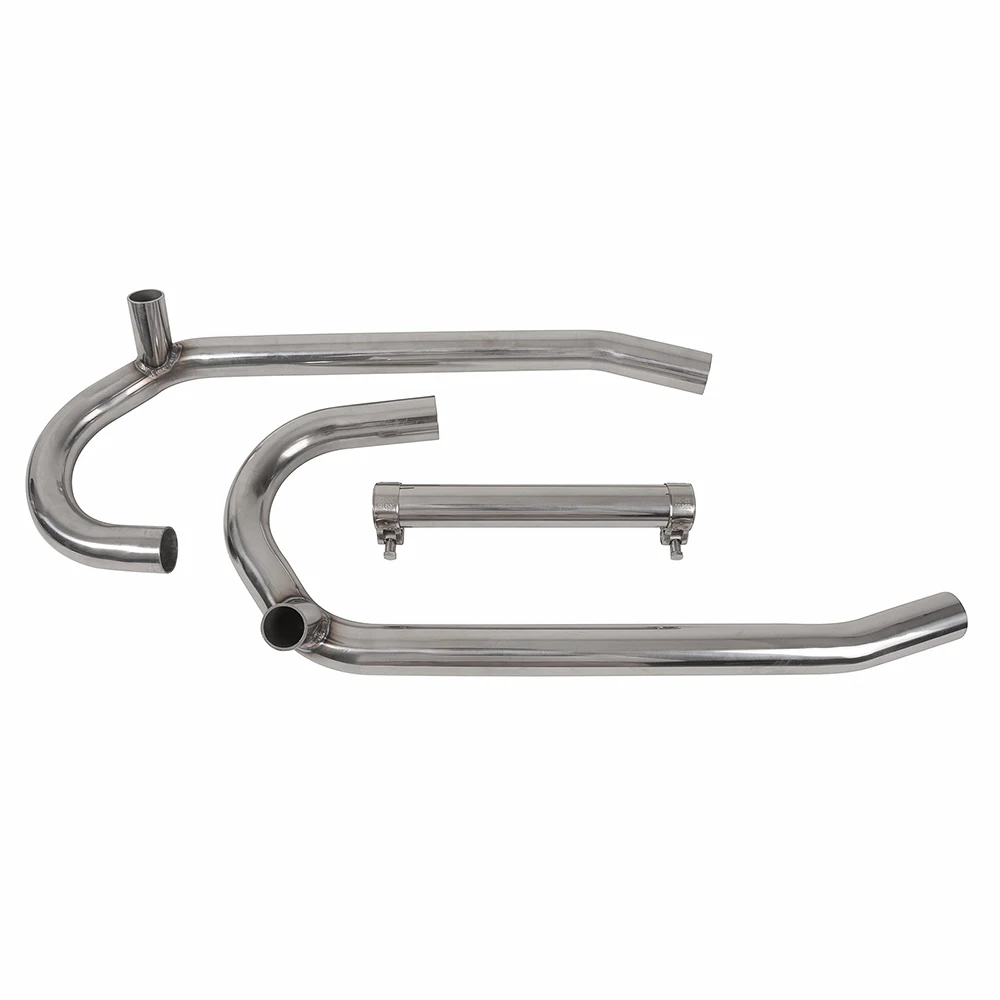 Cafe Racer Accessories Motorcycle Exhaust Manifold Header 35mm Stainless Steel for BMW R45 R65