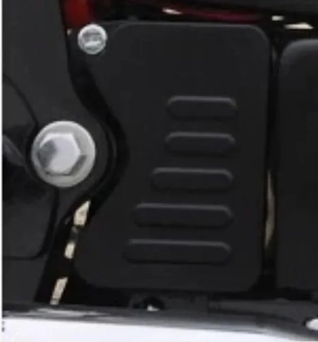 Imagen 2 del producto Para motocicleta Earth eagle king DD350E-6C DD300E-6 cubierta de caja de herramientas cromada mate negra