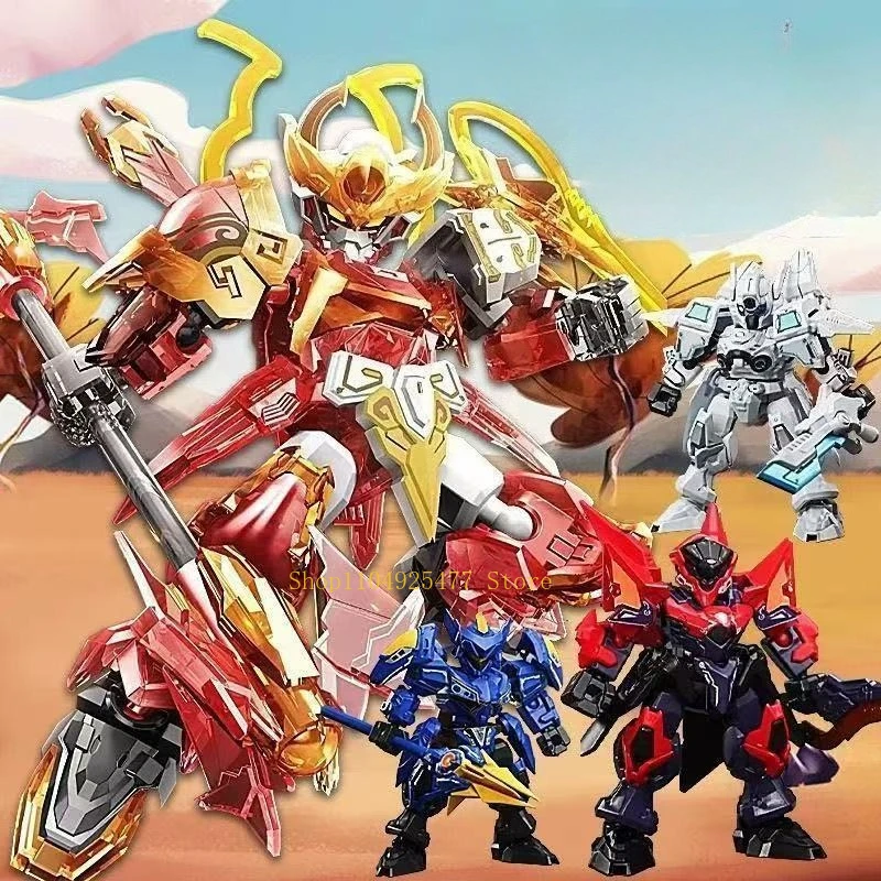 مكعبات بناء سيمبو بلوك أرينا أوف فالور، شخصيات هوي يي وكاين ولو بو وزاو يون وسون ووكونغ ودون، نماذج قابلة للتجميع والتحريك، ألعاب وهدايا