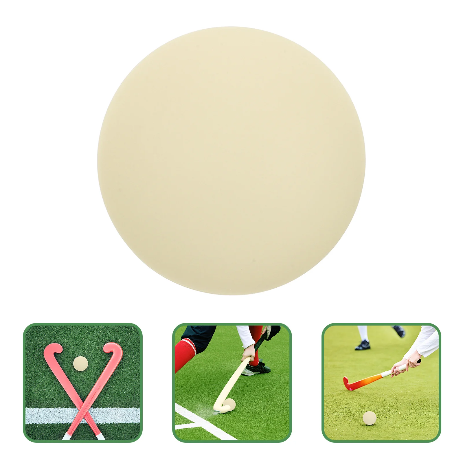 

2pcs Glow In The Dark Hockey Pucks Luminous Ball For Night Training Indoor Outdoor Roller Hockey Sport Practice