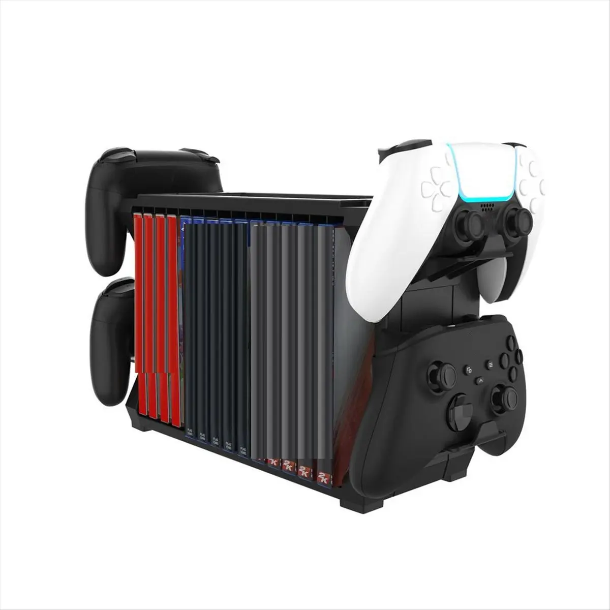 T704C-Universal Games Discs Storage Rack Game Storage Tower Game Disc Rack Controller Organizer for / HOT