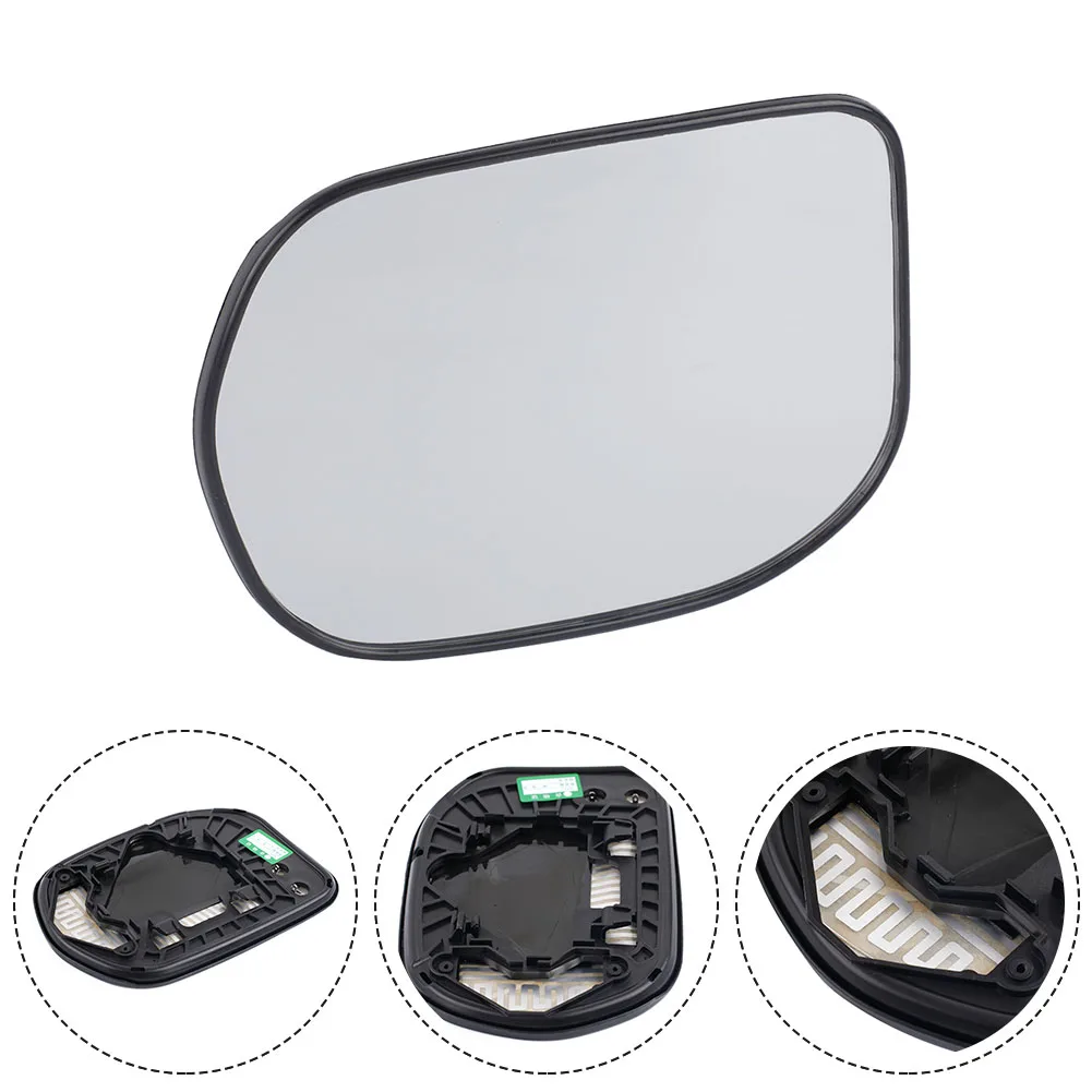 

1PCS For Honda Civic 8th 2006-2011 Left Driver Side Rearview Mirror Glass Heated 76253-SNB-N01 76253SNAA01 Black Auto Part