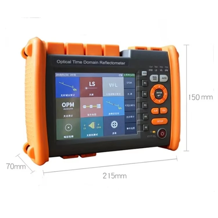 Portable Handheld Fiber Optic Test Machine FTTH Test Optical Time Domain Reflectometer OTDR