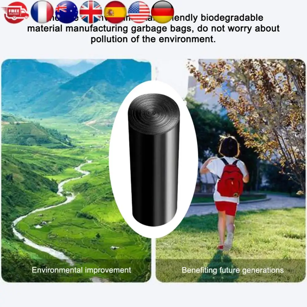 1 rouleau 12 pièces sac de rangement de poubelle jetable Camping toilette sac poubelle écologique pour Camping pêche maison