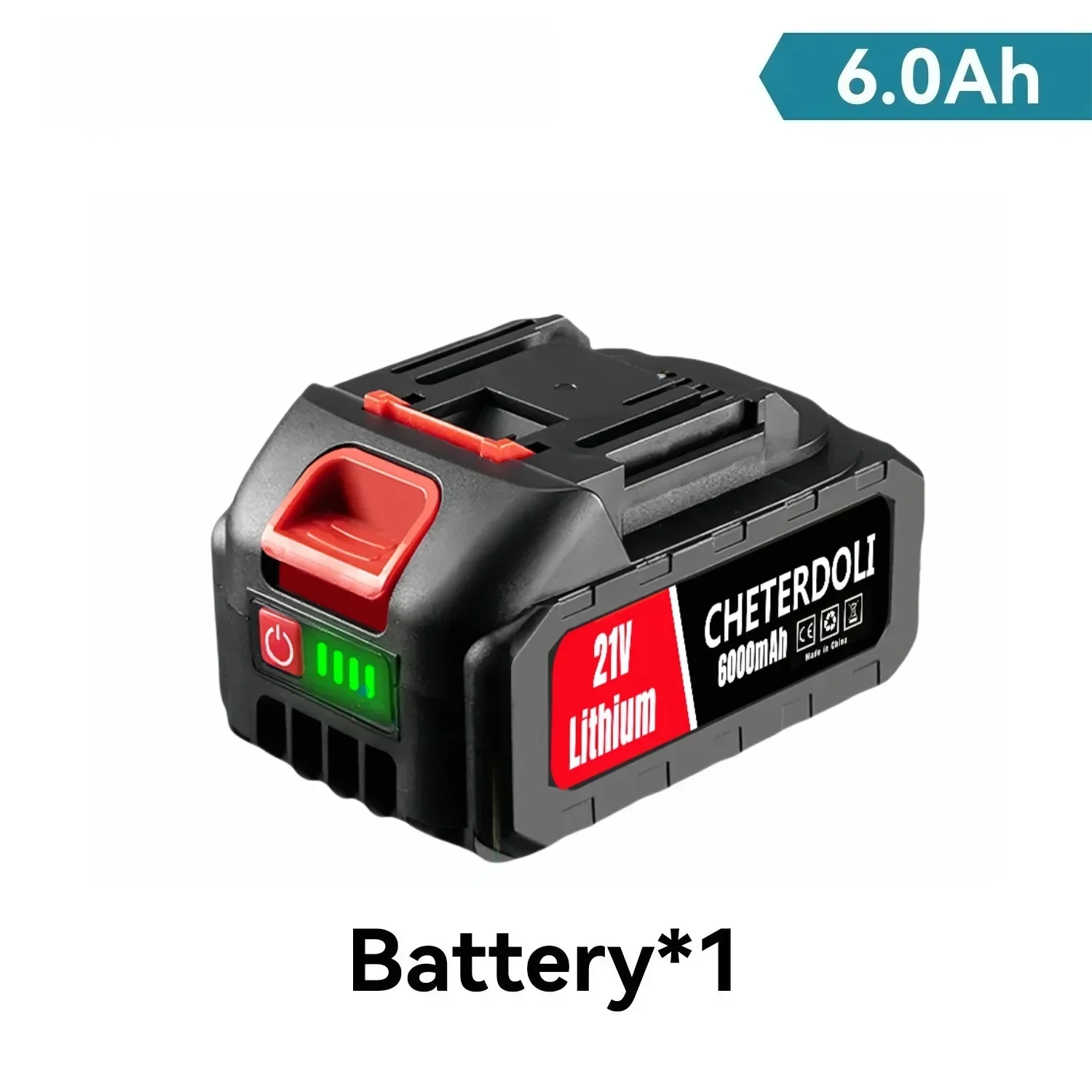21V Voor Makita 6000mAh Oplaadbare 18650 Lithium Batterij 18v Elektrisch Gereedschap Draadloze Sleutel Zaag Boor Grinder Schroevendraaier