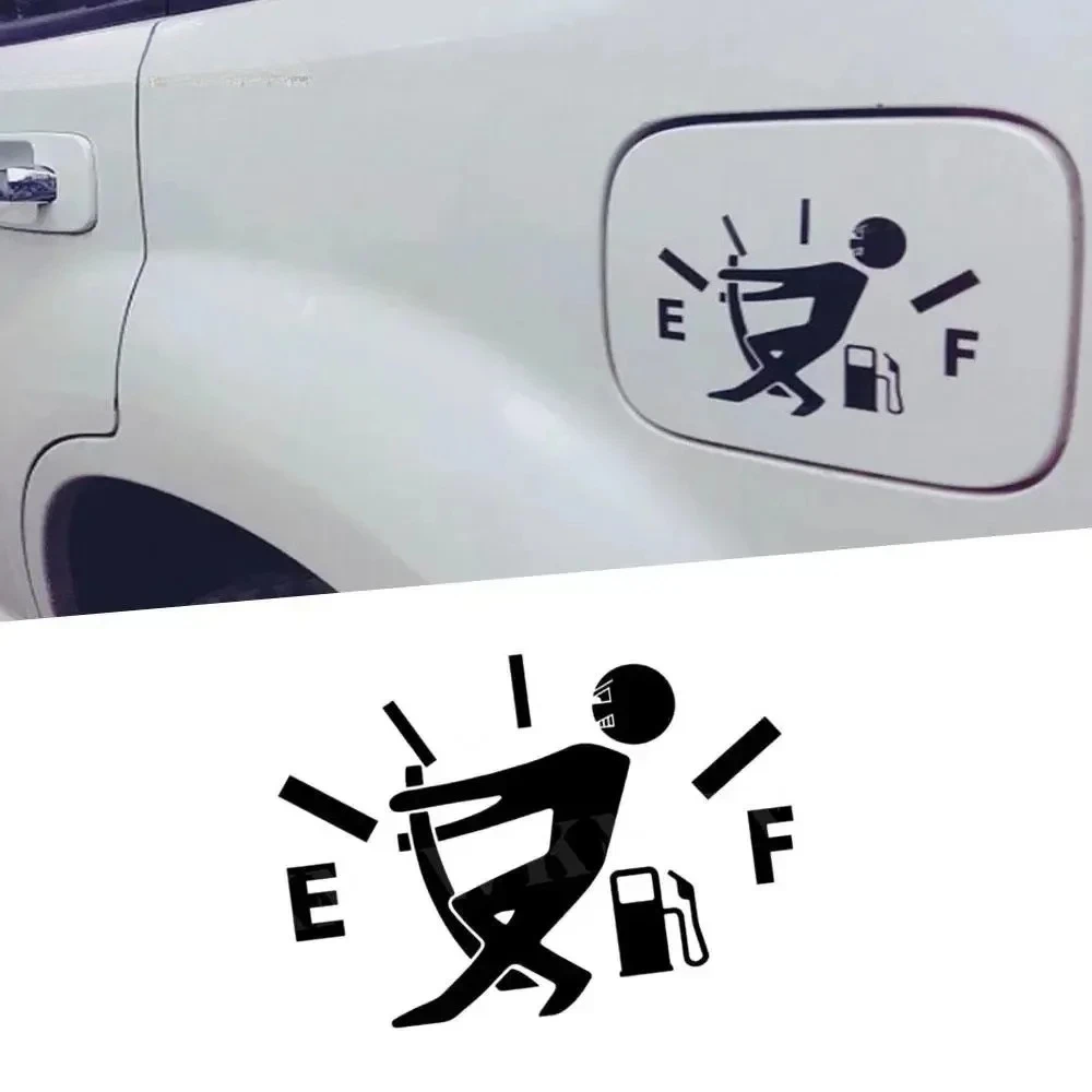 Car Stickers Pull Fuel Tank Pointer Reflective Vinyl Funny Sticker High Gas Decal Fuel Gage Empty Stickers Decal Auto Exterior