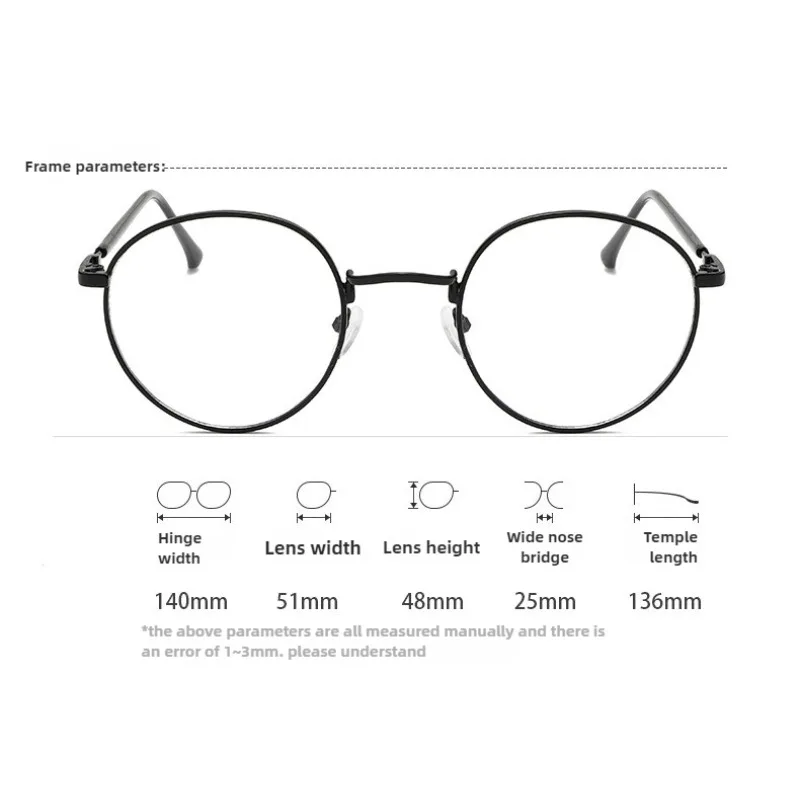 Retro Anti-Blaulicht-Strahlenschutz-Brille in Grau für Männer und Frauen, koreanische Version, trendige photochrome Brille – Detail 7