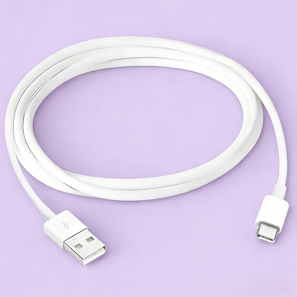 2M White USB-A To T…