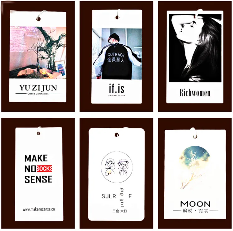 Order Fast link Price Custom Printing Pouches Boxes Woven Labels Hang tags Die-cut Stickers Logo Production Christmas Gift Bag view 2