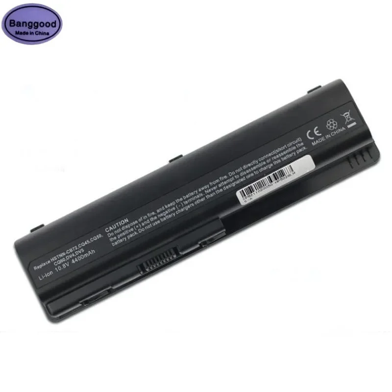 Banggood baterai Laptop 4400mAh untuk HP HSTNN-DB72 CQ40 CQ45 CQ50 CQ60 DV4 DV5 untuk Compaq EV06055 HSTNN-CB72