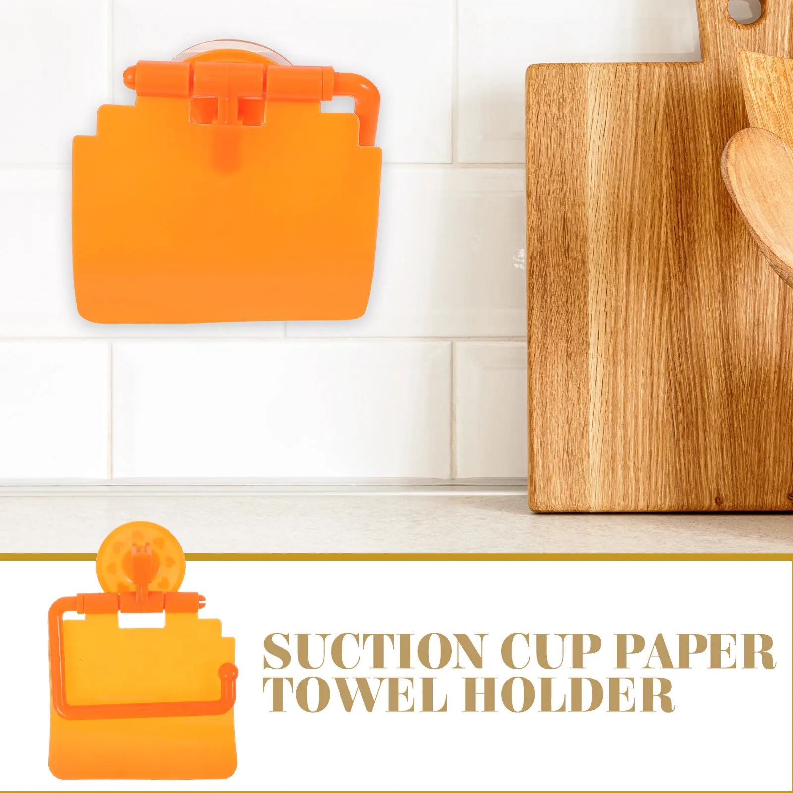 

Держатель для туалетной бумаги на присоске, вместительный диспенсер для салфеток для ванной, кухни, гостиной, крепление на гладкую поверхность без инструментов