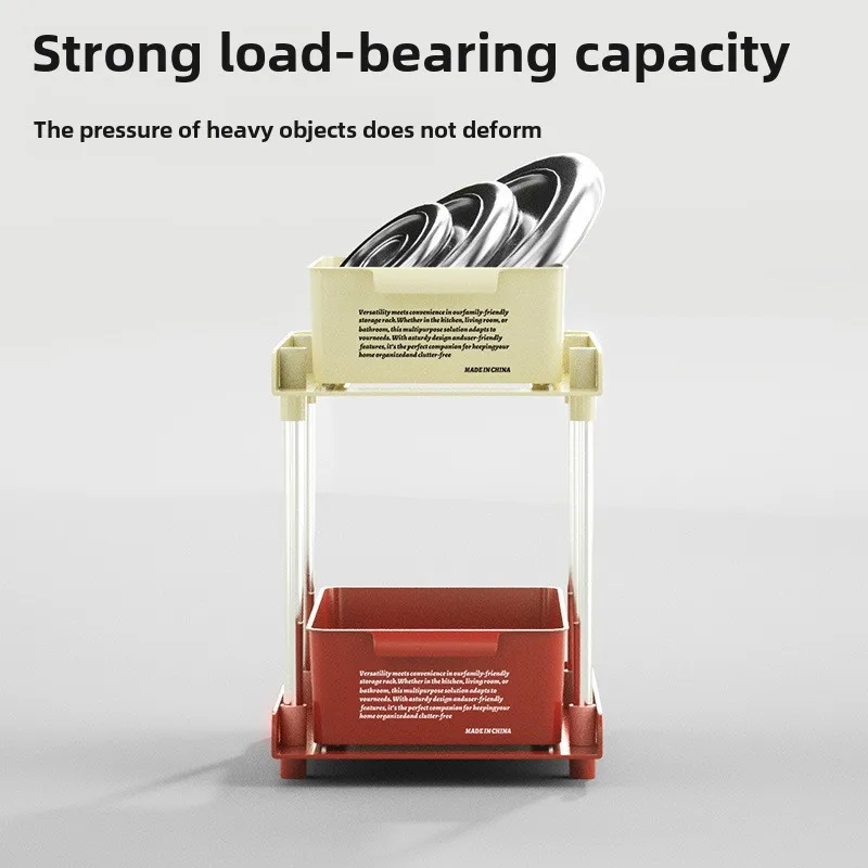 2/3Layer Tea Bag Storage Box Office Coffee  Drawer Rack Mask Lipstick Cosmetics Rack Kitchen Desk Drawer Storage Organizing